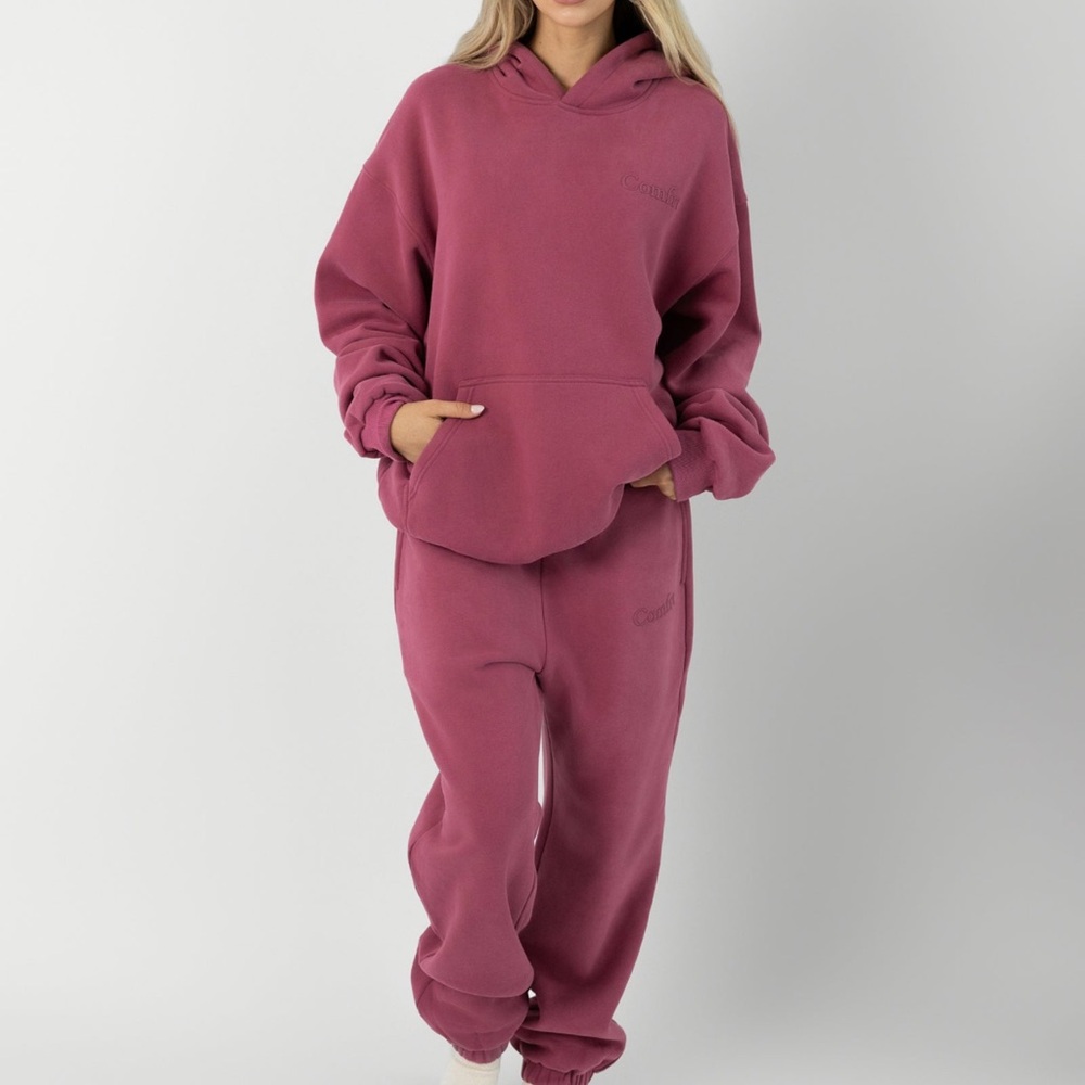 Cozy Pink Hoodie and Sweatpants Set